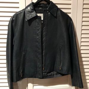 Vintage Anne Klein leather jacket, XS